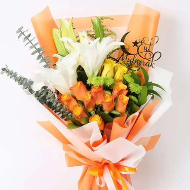 Eid blessings Orange Bouquet